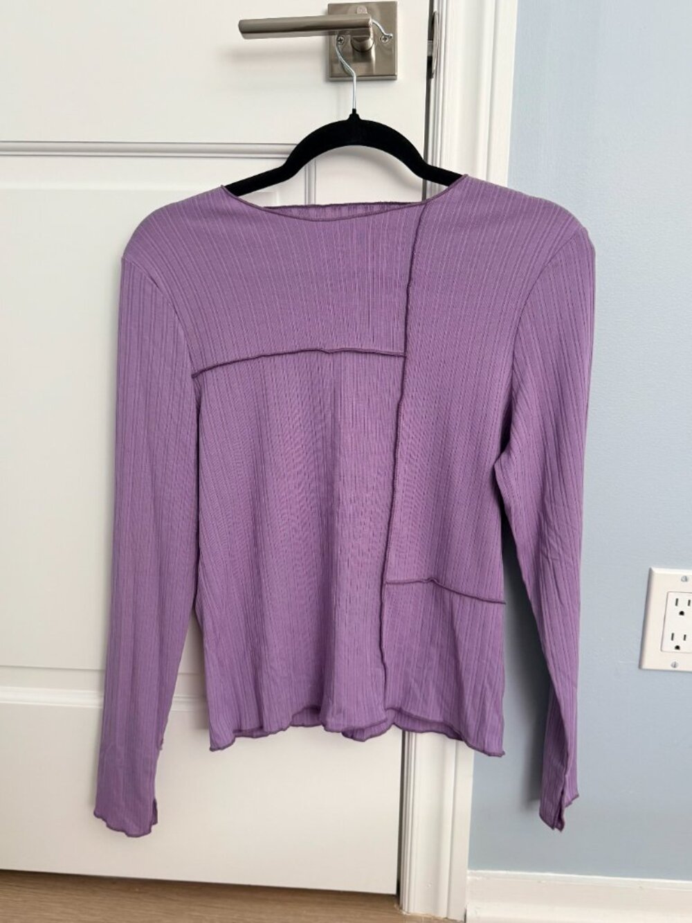 Purple Long Sleeve Top